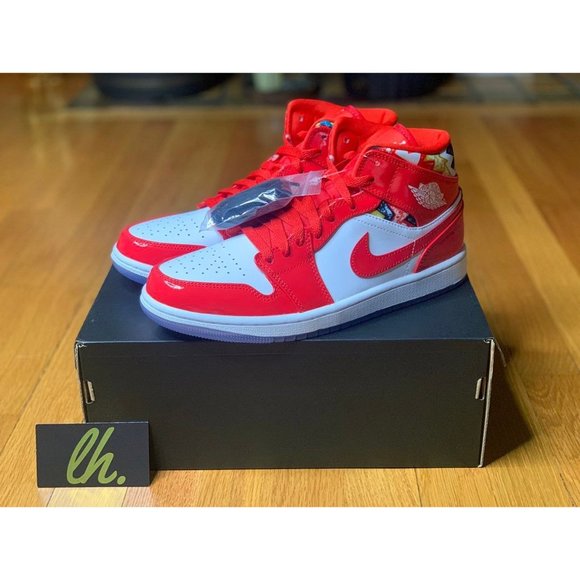 Size 13 Air Jordan 1 Mid "Barcelona Sweater" - Picture 2 of 5